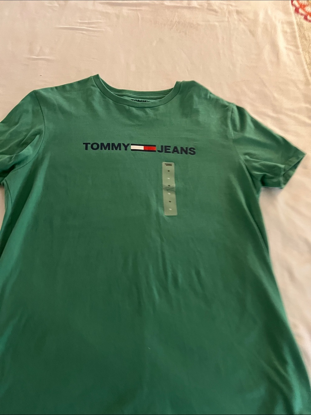Tommy Hilfiger Kids Green Logo Short Sleeve Tee